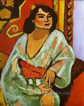 アンリ・マティス Painting - アルジェリアの女性の抽象的なフォービズム アンリ・マティス